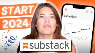 How to START a NEWSLETTER on Substack  2024 Tutorial for Beginners