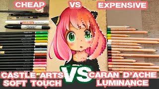 LUMINANCE VS CASTLE ARTS  cheap VS expensive Buntstifte für Anfänger?