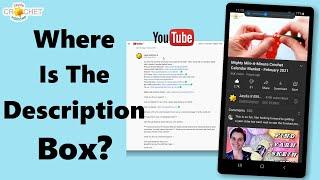 How To Find The Description Box On A YouTube Video 2021