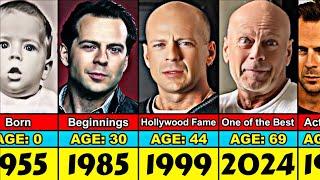 Bruce Willis Transformation From 0 to 69 Year Old