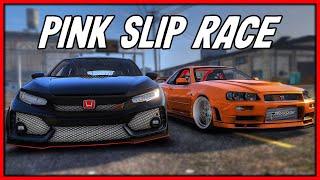 GTA 5 Roleplay - Pink Slip Race Joey HE GETS MAD  RedlineRP #898