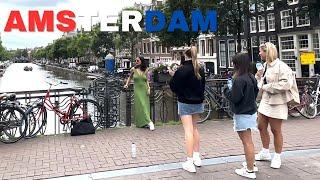 4K HDR AMSTERDAM 2023 Lost in the Streets of Amsterdam on Foot Netherlands Walking Tour 