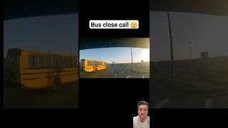 close call encounter 🫣 #close #viral #drive #driving #fyp #bus #road #react #reaction