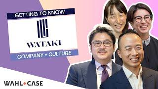 Get To Know WATAKI. Business Lines Corporate History & Work Environment.