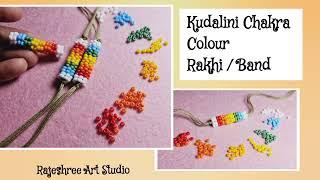 How to make Handmade RakhiBand #rajeshreeartstudio #diy