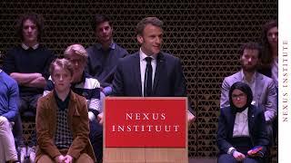 President Macron. In dreams begin responsibilities