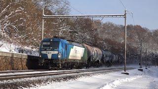 Vlaky  Trains - Trať  Track 010 Choceň - Brandýs nad Orlicí - 4.12.2023