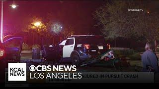 LAPD officer innocent driver injured in South LA pursuit crashes