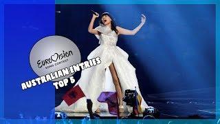 Australia in ESC 2015 - 2019  My Top 5