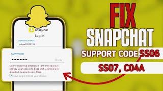 How to Fix Snapchat Support Code SS06  Step-by-Step Guide