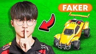 FAKER PLAYS ROCKET LEAGUE?