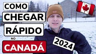 COMO CHEGAR RÁPIDO NO CANADÁ EM 2024  GASTANDO POUCO  Zarillo Neto