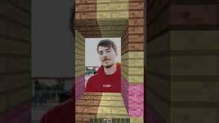 MrBeast Gaming Minecraft Pixel Art #shorts