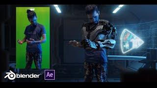 Blender easy VFX workflow to after effects