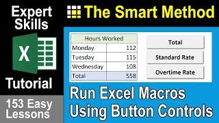 09-17 Run an Excel macro from a button control