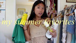 my summer favorites  skincare makeup body care + more