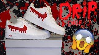 CUSTOM AIR FORCE 1 DRIPS TUTORIAL