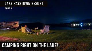 Best RV Campsite Ever?  Lake Raystown Resort in PA