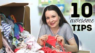 HOW TO use fabric scraps to make clothes? My 10 BEST tips