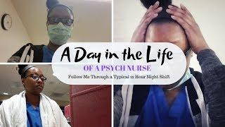 A Day in the Life of a Psych Nurse  Come to Work With Me  12 Hour Night Shift  KeAmber Vaughn