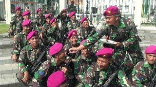 HUT TNI POLISI DAN TENTARA NGERJAIN PASUKAN UPACARA