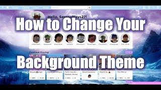 How to change your background theme on Roblox {USING STYLUS SAFER THAN STYLISH READ DISC}