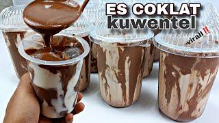 BONGKAR RESEP ES COKLAT KUWENTEL ‼️ TERNYATA MUDAH BANGET CARA BUATNYA