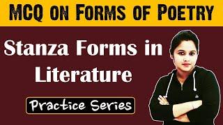 Forms of Stanza in English Literature  MCQ on Forms of Poetry  UP TGT English Exam 2023  #uptgt