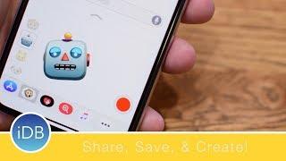 How to Create Share and Save Animoji on iPhone X