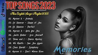 Lagu Barat Slow Enak Didengar SPOTIFY PLAYLIST 2023  Momories Animals Shape Of You