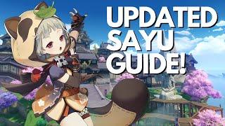 BEST EXPLORING COMPANION Sayu Updated Guide  Genshin Impact