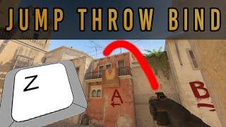 CS2 - How to Bind Jump Throw AND W + Jump Throw Command