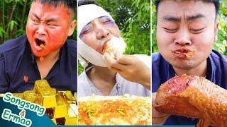 TikTok Spicy Foods Chinese Cooking Mukbang  Lamb chops Grilled fish  Funny Video