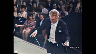 Arthur Rubinstein - Tchaikovsky Piano Concerto No. 1 & Encores 1968. AI Colorize 1080p 60fps.