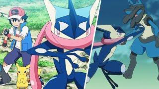 GRENINJA RETURNS  Lucario vs Greninja - Pokemon Sword And Shield Episode 108  Pokemon Journeys AMV