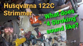 Husqvarna 122C Carb Adjust-What is Four Stroking?