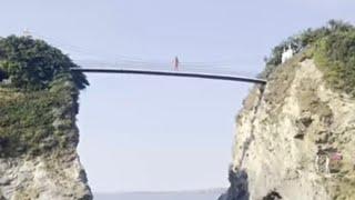 This man jumped off a bridge