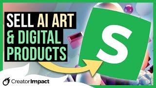 How to SELL AI ART Or Any Digital Product Easily on Sellfy