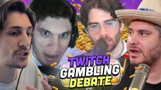 The Twitch Gambling Debate ft. xQc Train & Hasan