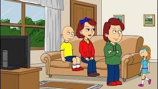 Rosie gets revenge on Classic Caillou for putting her in the toilet