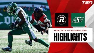 CFL WEEK 17 Ottawa Redblacks vs. Saskatchewan Roughriders FULL HIGHLIGHTS