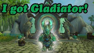 I got Gladiator  Rank 1 Retribution Paladin PvP  WoW DF S3 10.2