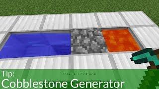 How To Make a Cobblestone Generator in Minecraft