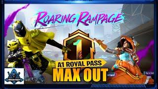 MAXING NEW A1 ROYALE PASS  100 TIER PASS with Upgradable SUIT  - PUBG MOBILE