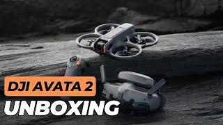 DJI Avata 2 Unboxing Whats Included Fly More Combo  4K