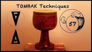 Tombak Playing-Part 57 Eshâreh Pelang three-fingered with the lower and upper hands