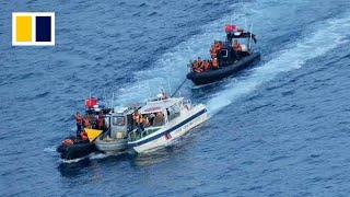 Violence involving Chinese coast guard and Philippine boats