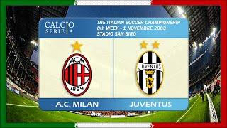 Serie A 2003-04 AC Milan - Juve Full RU