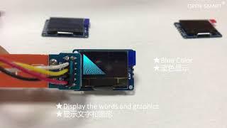 OPEN SMART 0 96INCH I2C OLED Display tutorial for Arduino