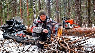 ГЛУХАРЬ в КАЗАНЕ Банька по ТАЕЖНОМУ В Тайге как ДОМА. СУПЕР ОТДЫХ. ТАЕЖНАЯ ИЗБА И БАНЯ